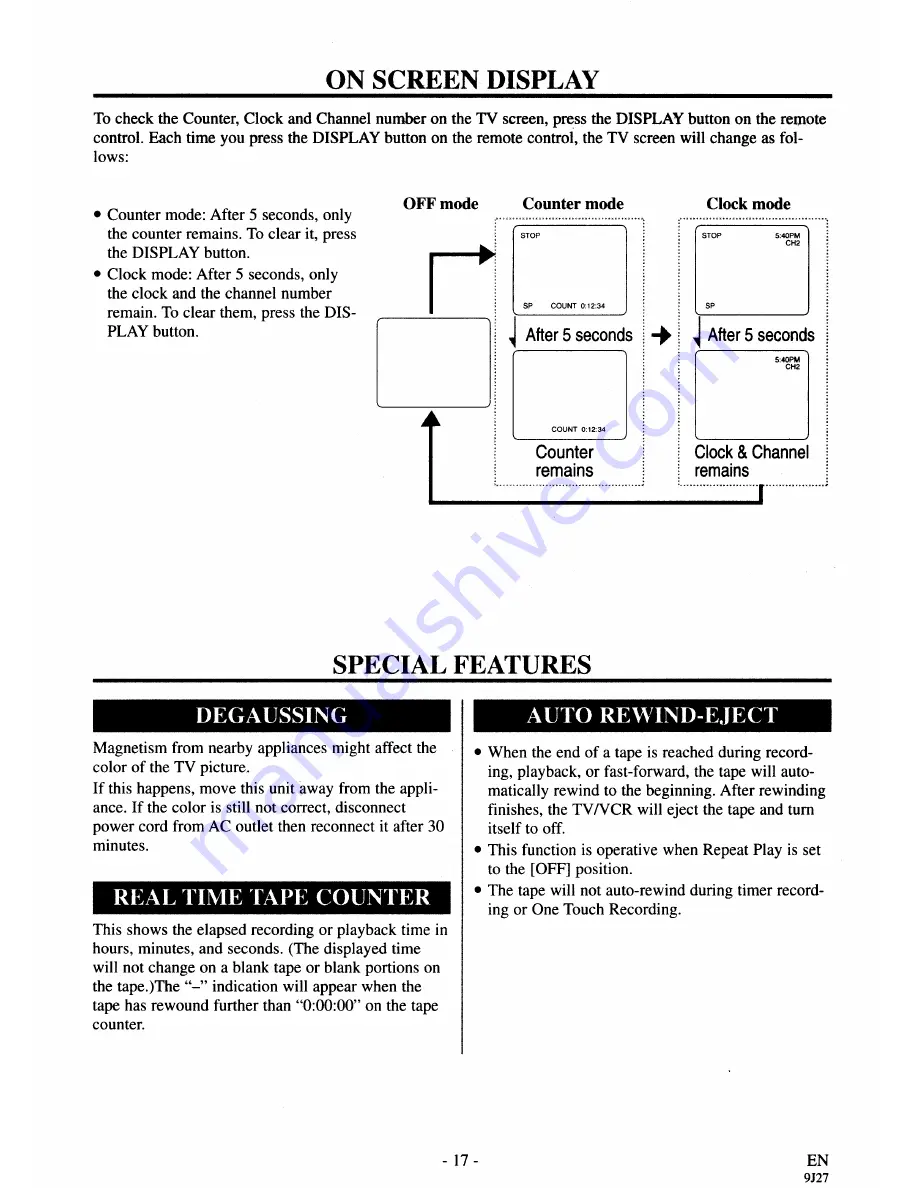 Symphonic SC309A Owner'S Manual Download Page 17