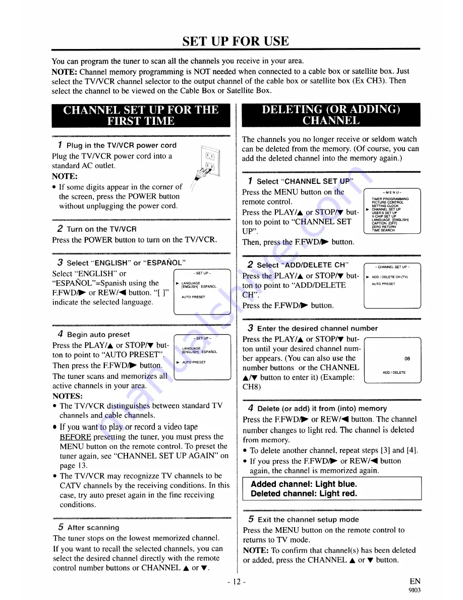 Symphonic SC319A Owner'S Manual Download Page 12