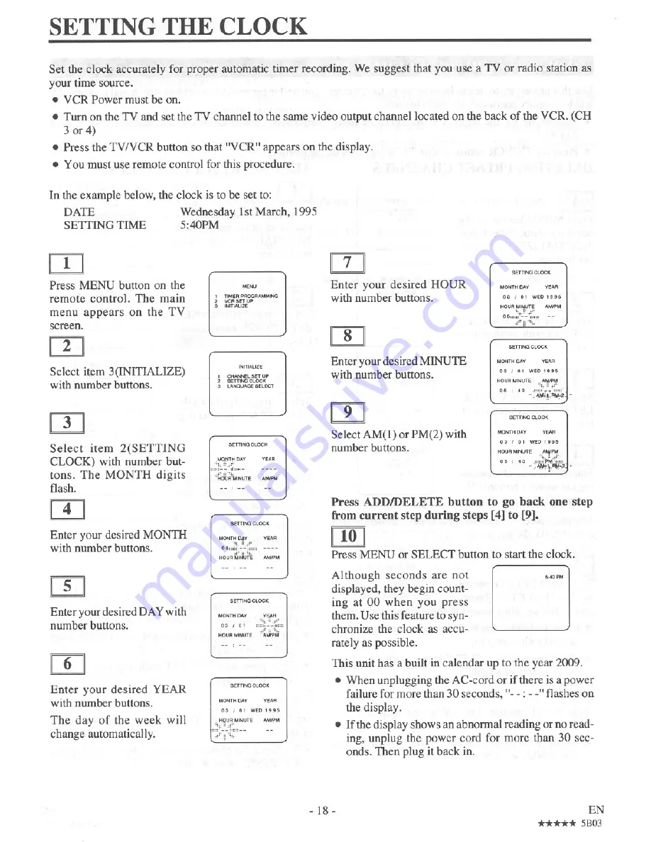 Symphonic SV431E Owner'S Manual Download Page 18