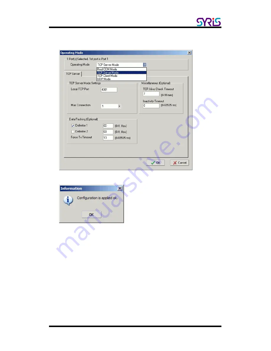 Syris SYRD245-1N User Manual Download Page 18