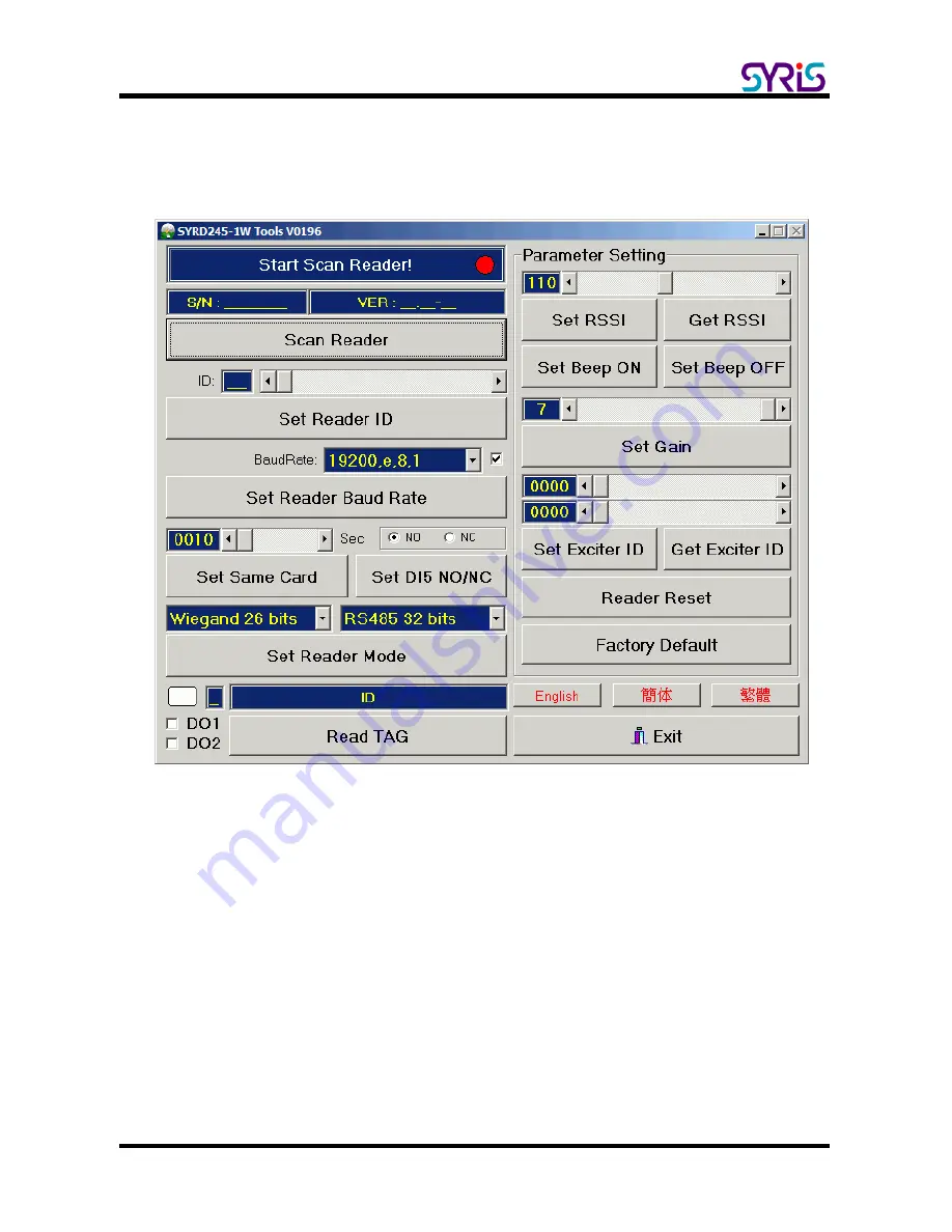 Syris SYRD245-1W User Manual Download Page 4