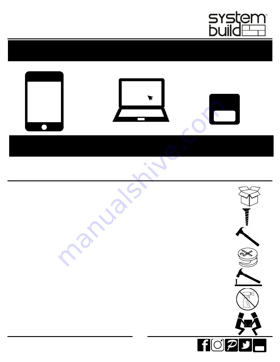 System Build Linen Tower 8991015COM Manual Download Page 2