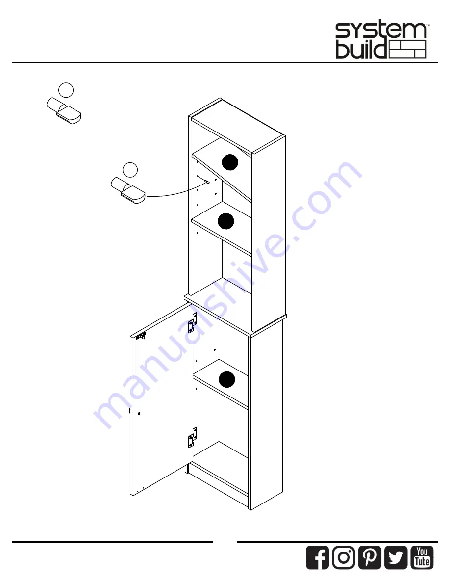 System Build Linen Tower 8991015COM Manual Download Page 21