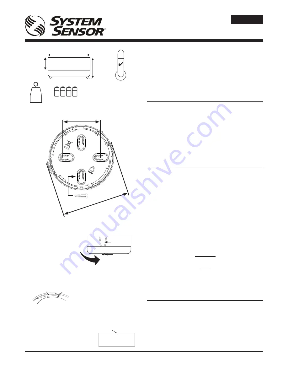 System Sensor M200F-RF Installation Instructions Manual Download Page 5