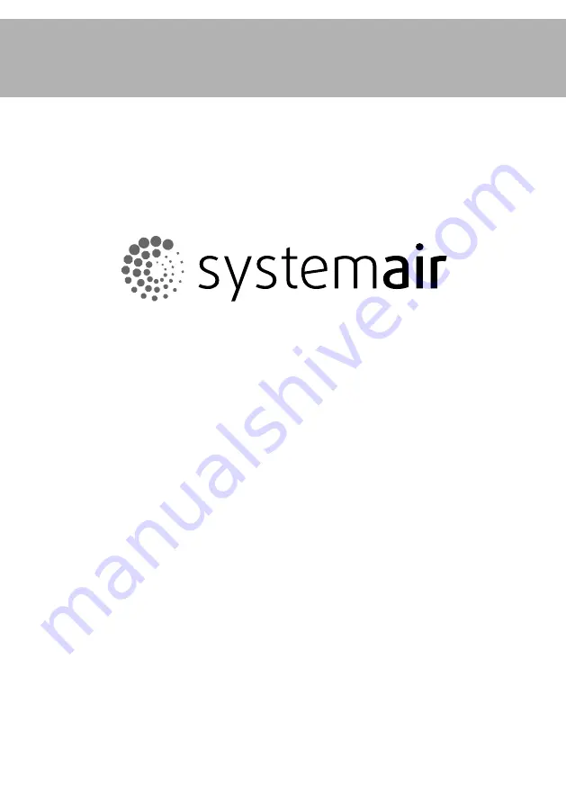 SystemAir 782-10/B Скачать руководство пользователя страница 1