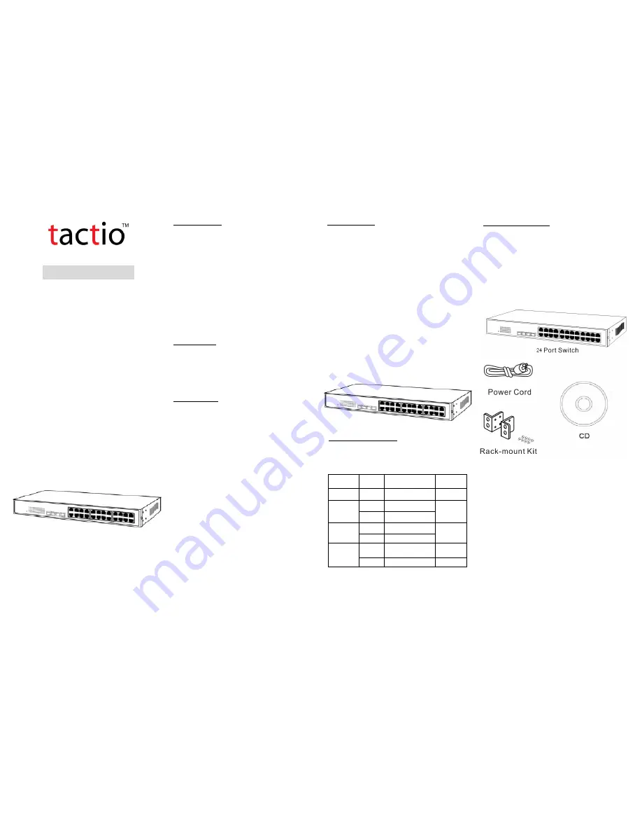 tactio INEO-GW2404G User Manual Download Page 1