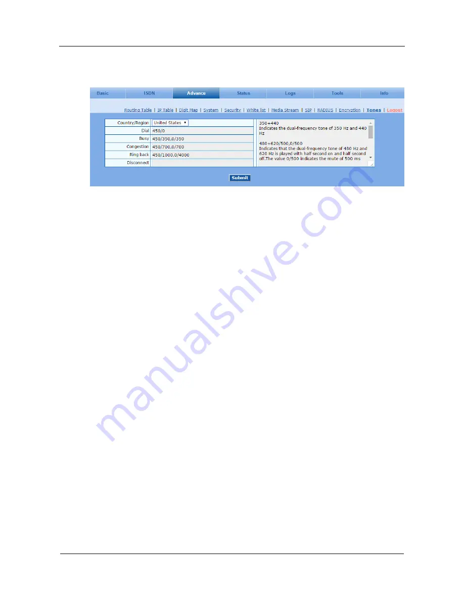 Tadiran Telecom TGW1E1-2G User Configuration Manual Download Page 87