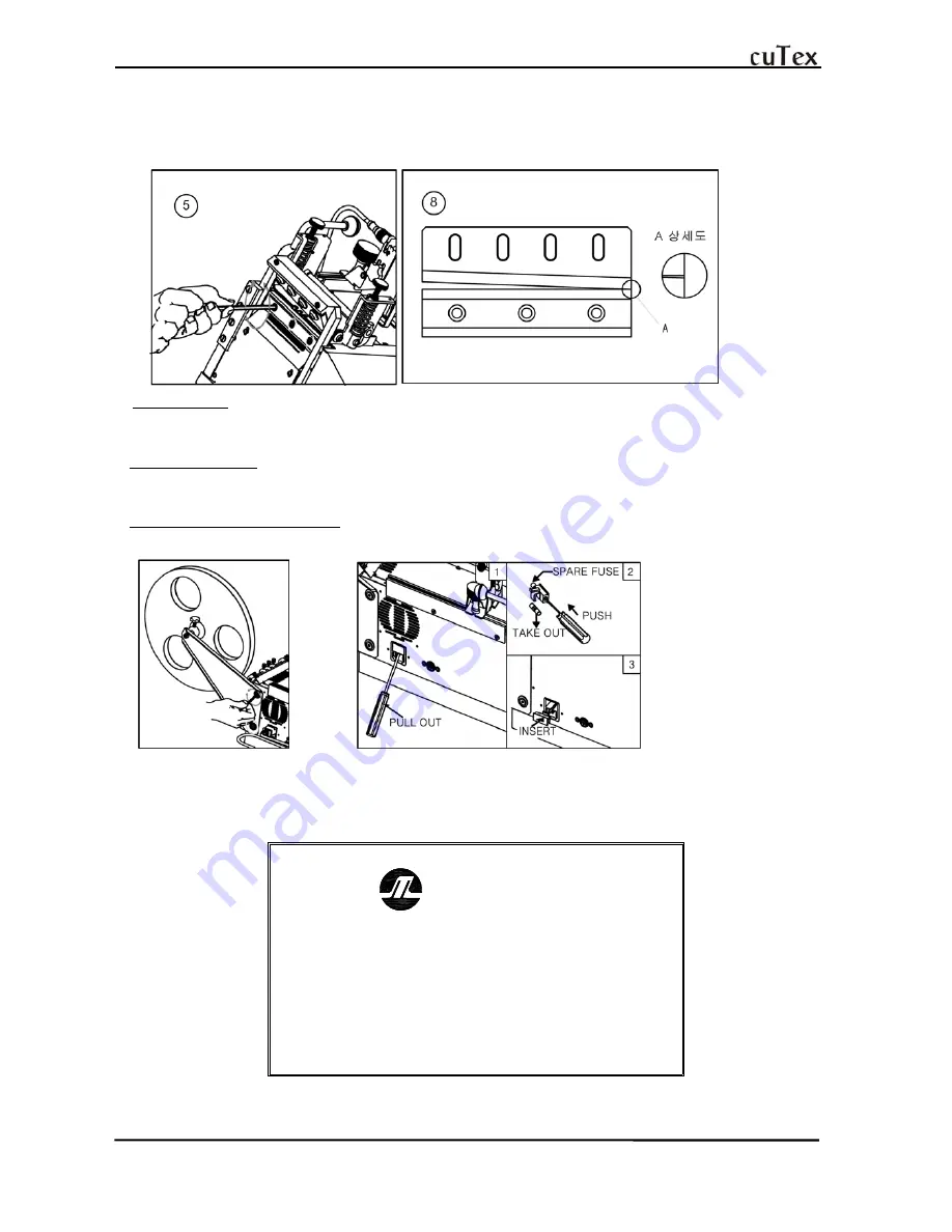 Taewoo cuTex TBC-50 Manual Download Page 5