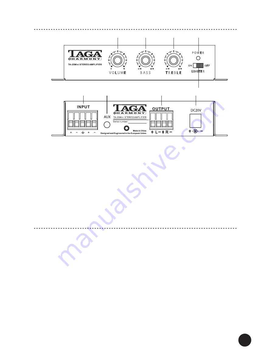 Taga TA-25Mini Instruction Manual Download Page 5