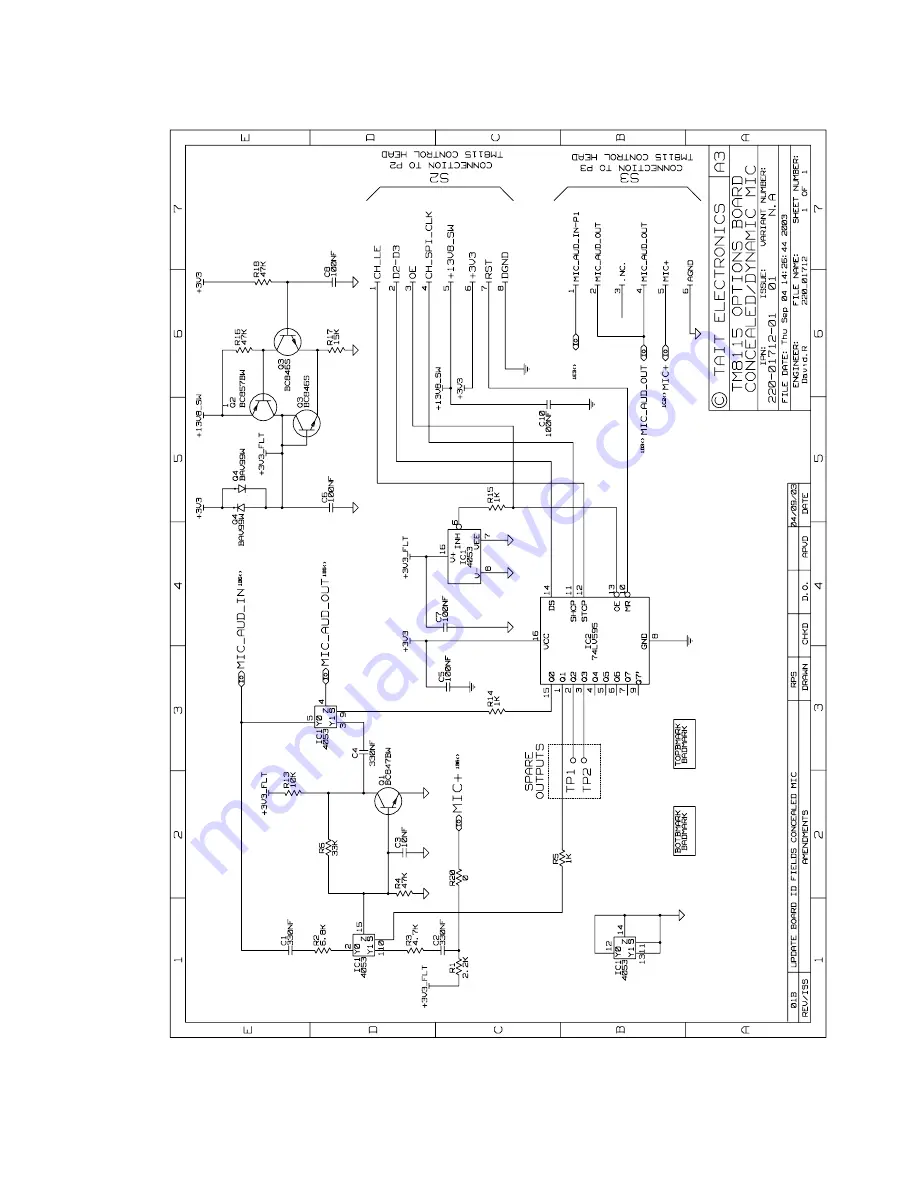 Tait TM8200 mobiles Accessories Manual Download Page 63