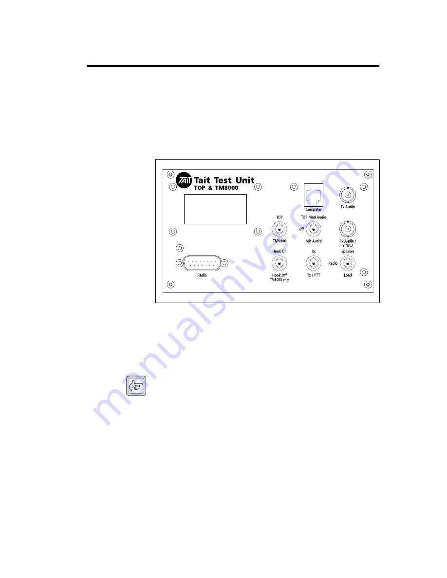 Tait TM8200 mobiles Accessories Manual Download Page 133