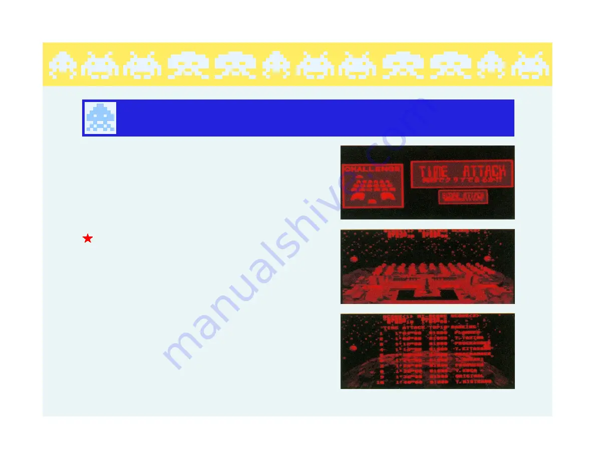 Taito Virtual Boy Space Invaders Instruction Manual Download Page 12