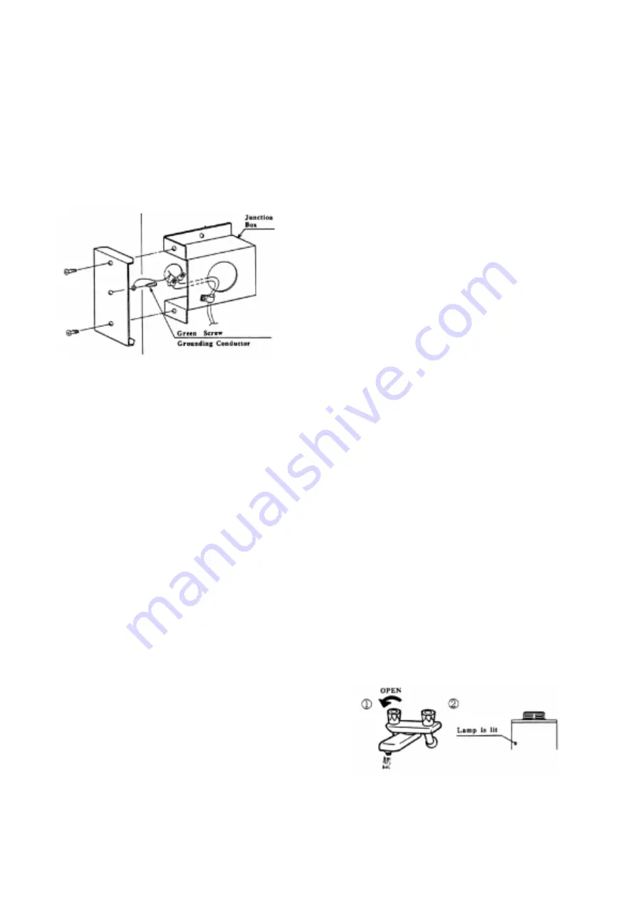 Takagi Mobius T-M1 Installation And Operating Instructions Manual Download Page 15