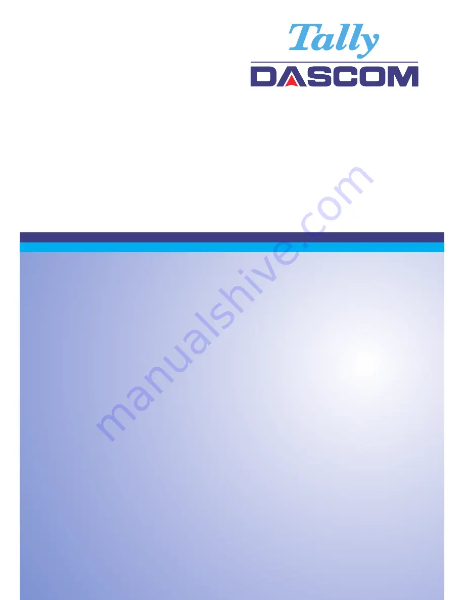 Tally Dascom 7206 Series Programmer'S Manual Download Page 1