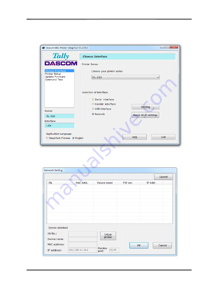 Tally Dascom DL-210 User Manual Download Page 51