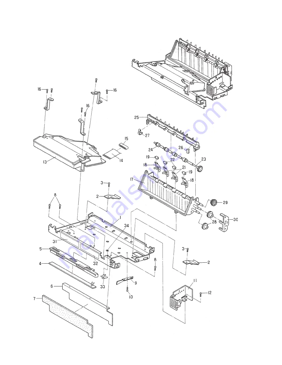 Tally T9020 Maintenance Manual Download Page 21