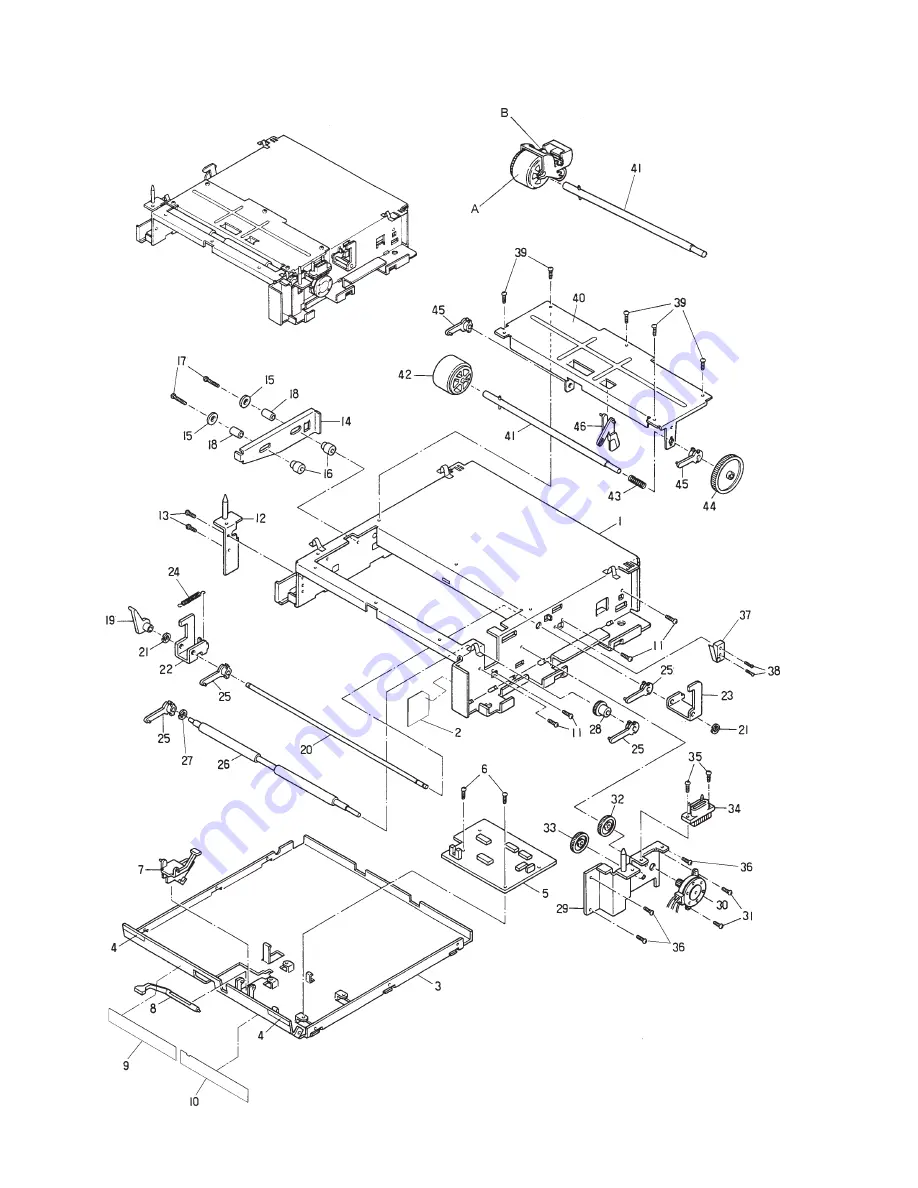 Tally T9020 Maintenance Manual Download Page 45