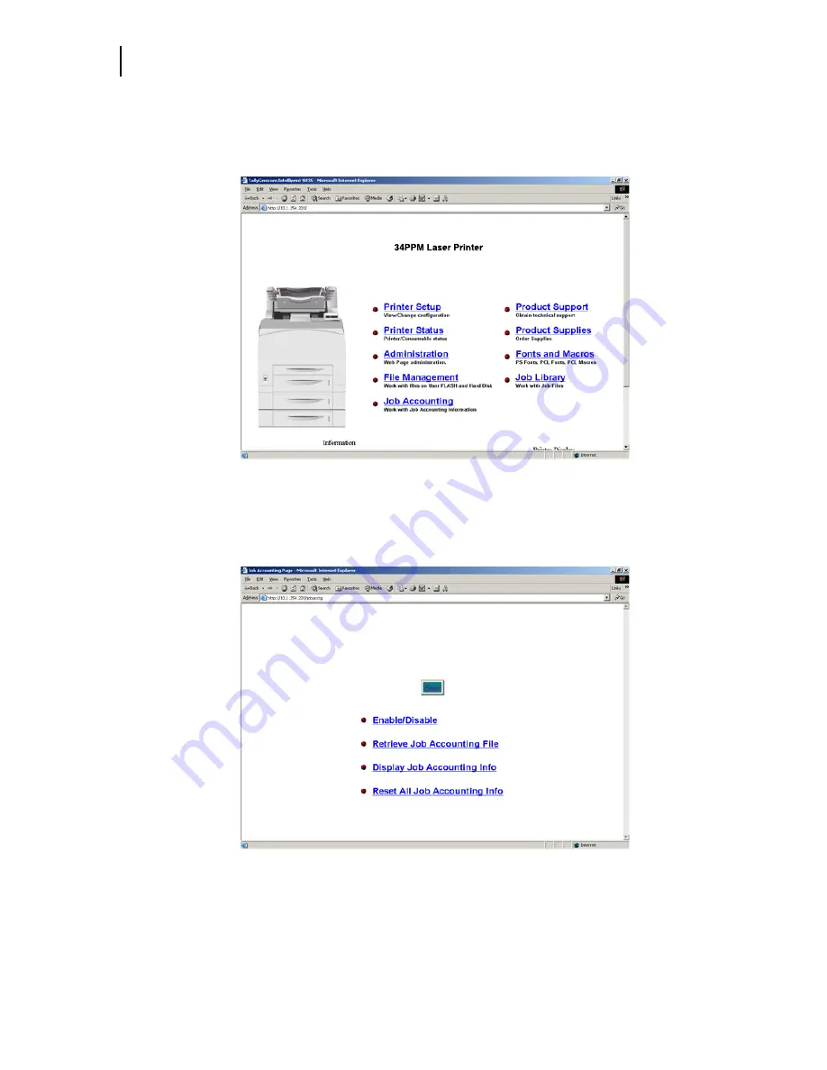 TallyGenicom Intelliprint 9035 User Manual Download Page 208