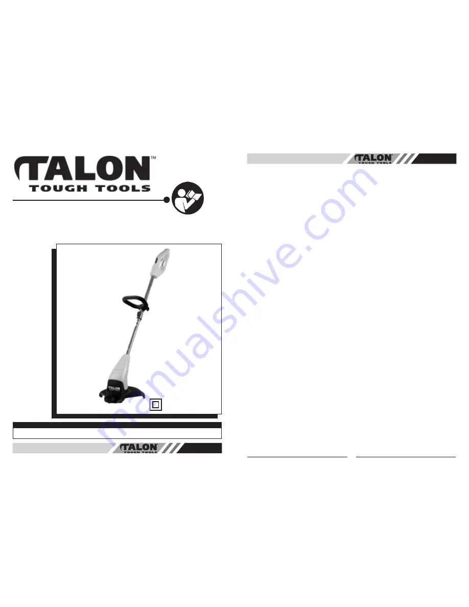 Talon AT850 User Manual Download Page 1