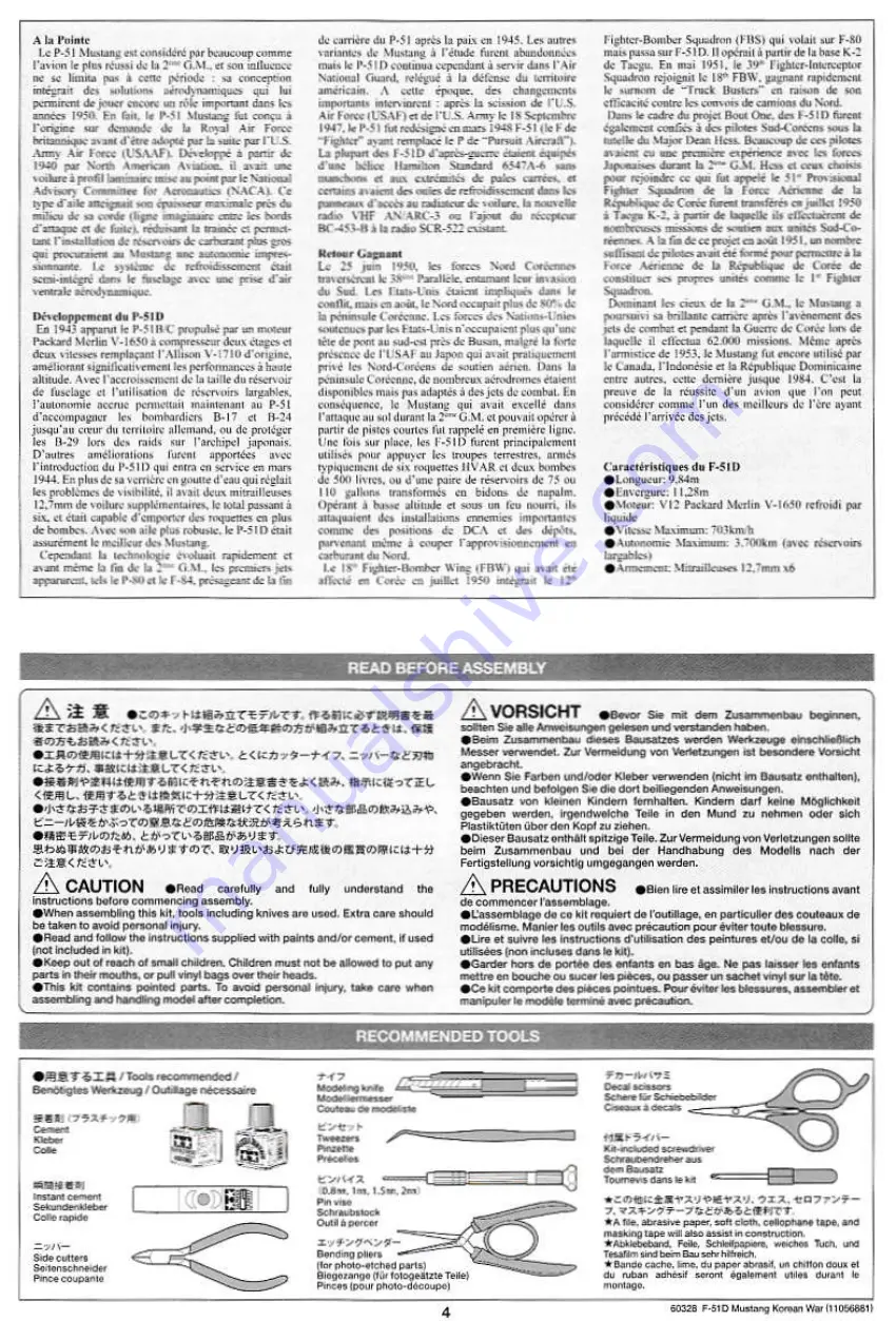 Tamiya 60328 Manual Download Page 4