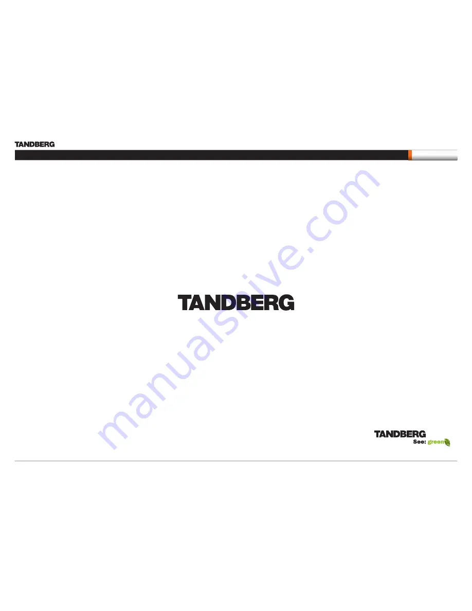 TANDBERG C20 PLUS Administrator'S Manual Download Page 65