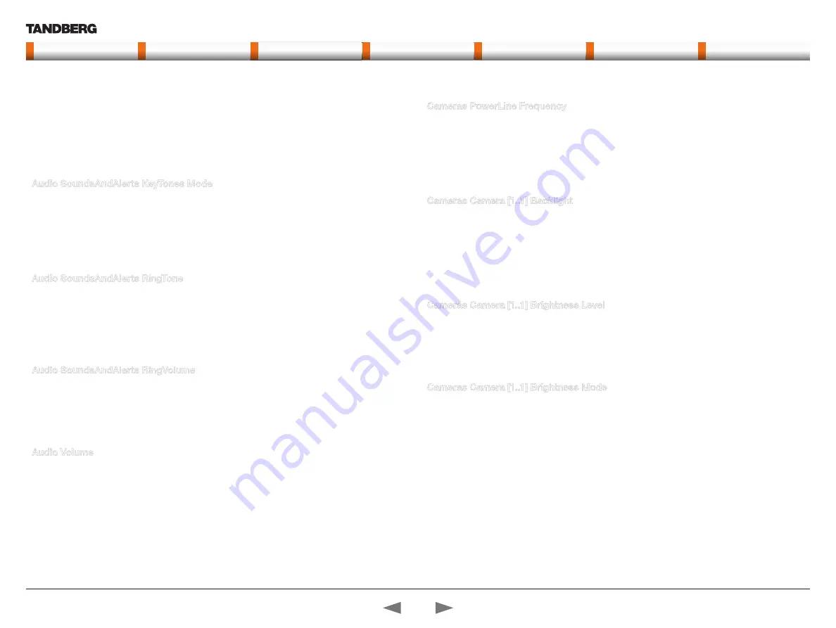 TANDBERG Codec C90, Codec C60, Codec C40 Administration Manual Download Page 10