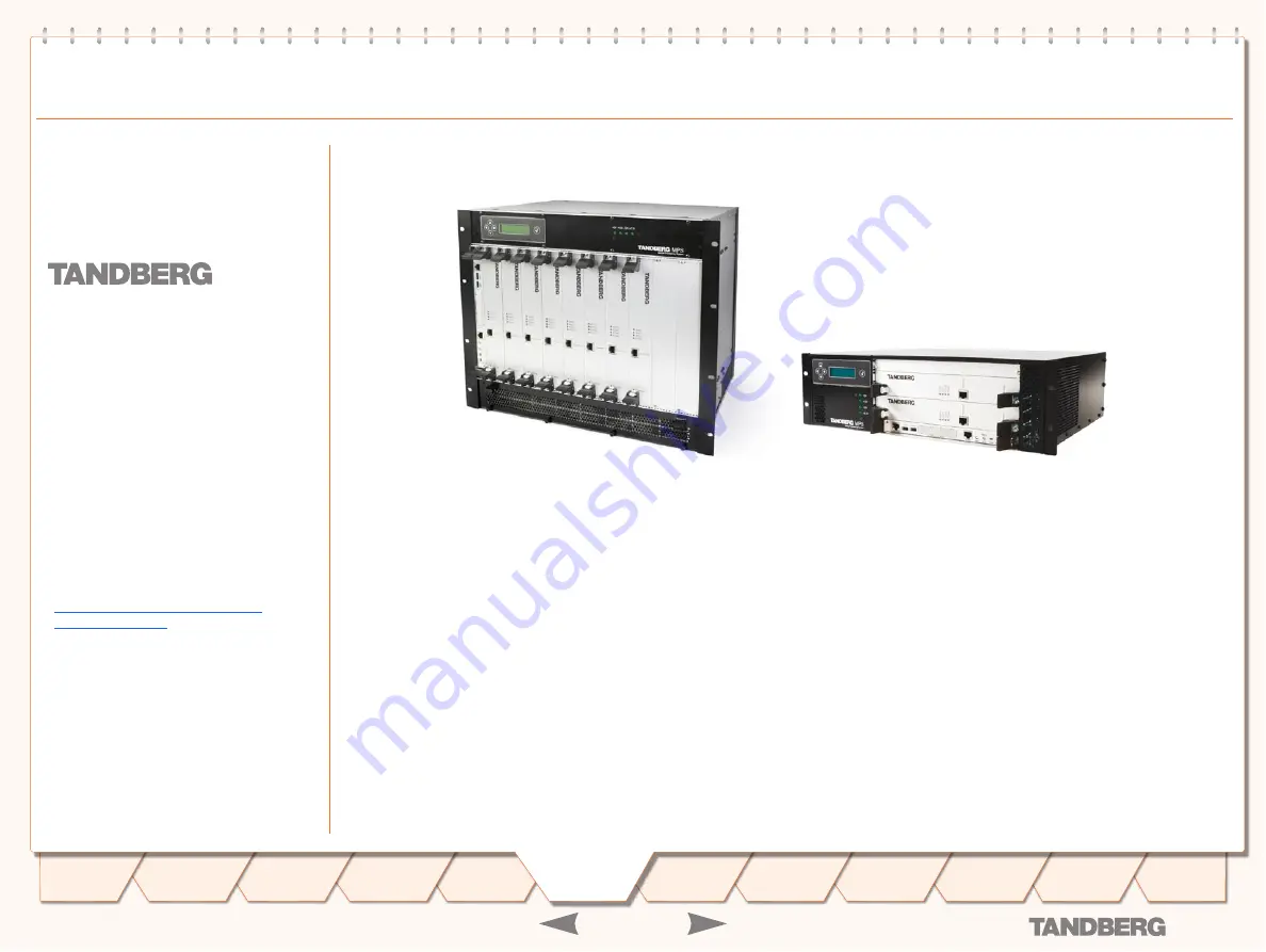 TANDBERG Media Processing System MPS 800 Скачать руководство пользователя страница 36