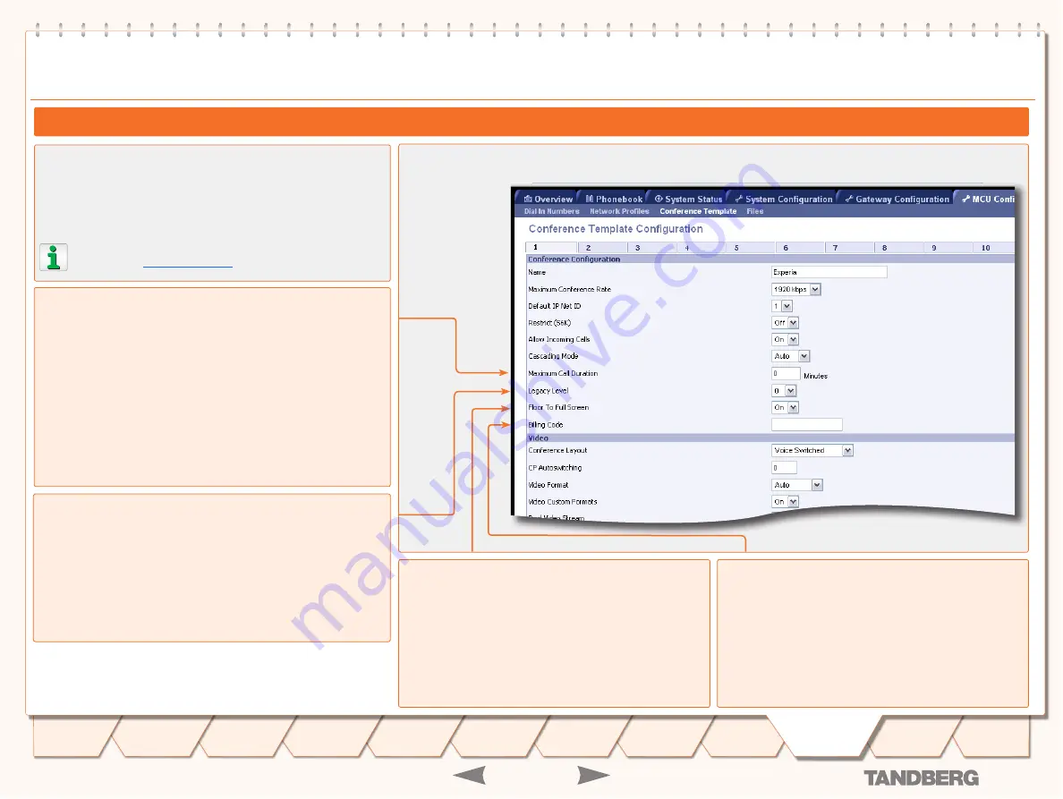 TANDBERG Media Processing System MPS 800 Administrator'S Manual Download Page 132