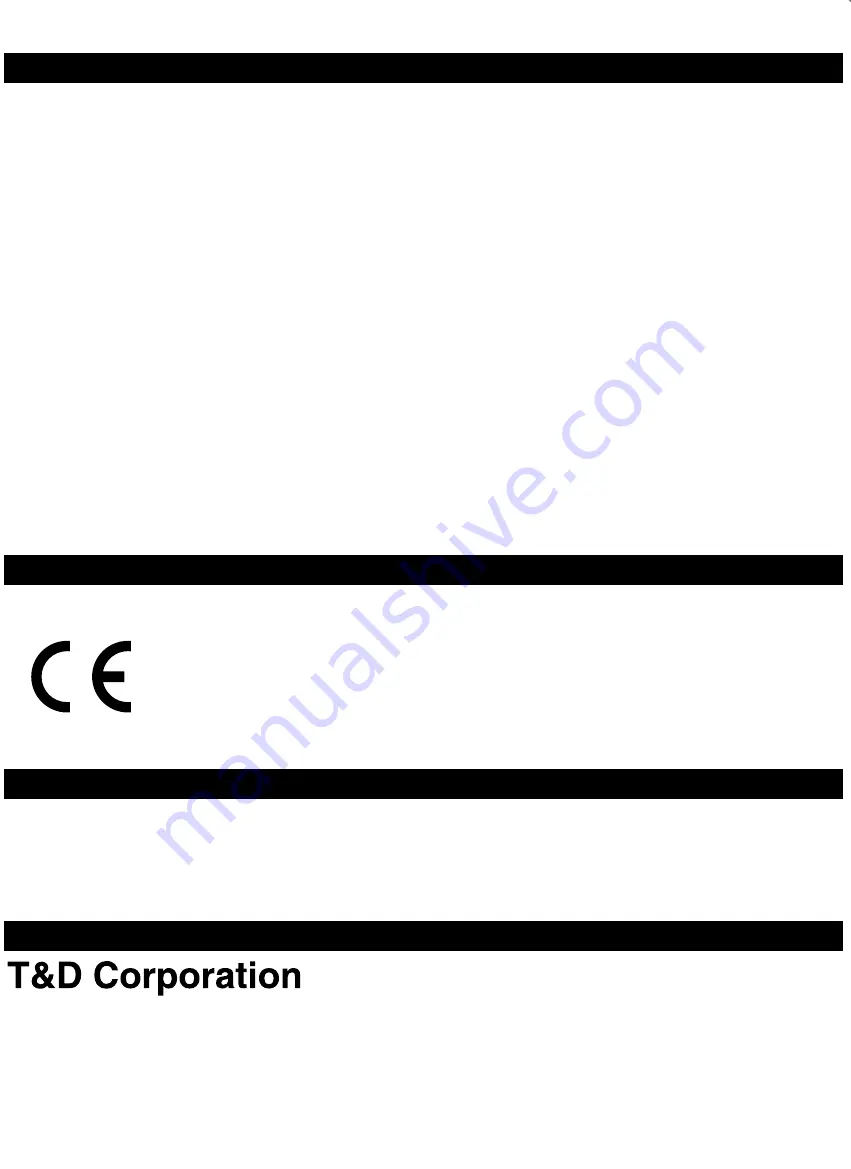 T&D RTR-501 User Manual Download Page 11