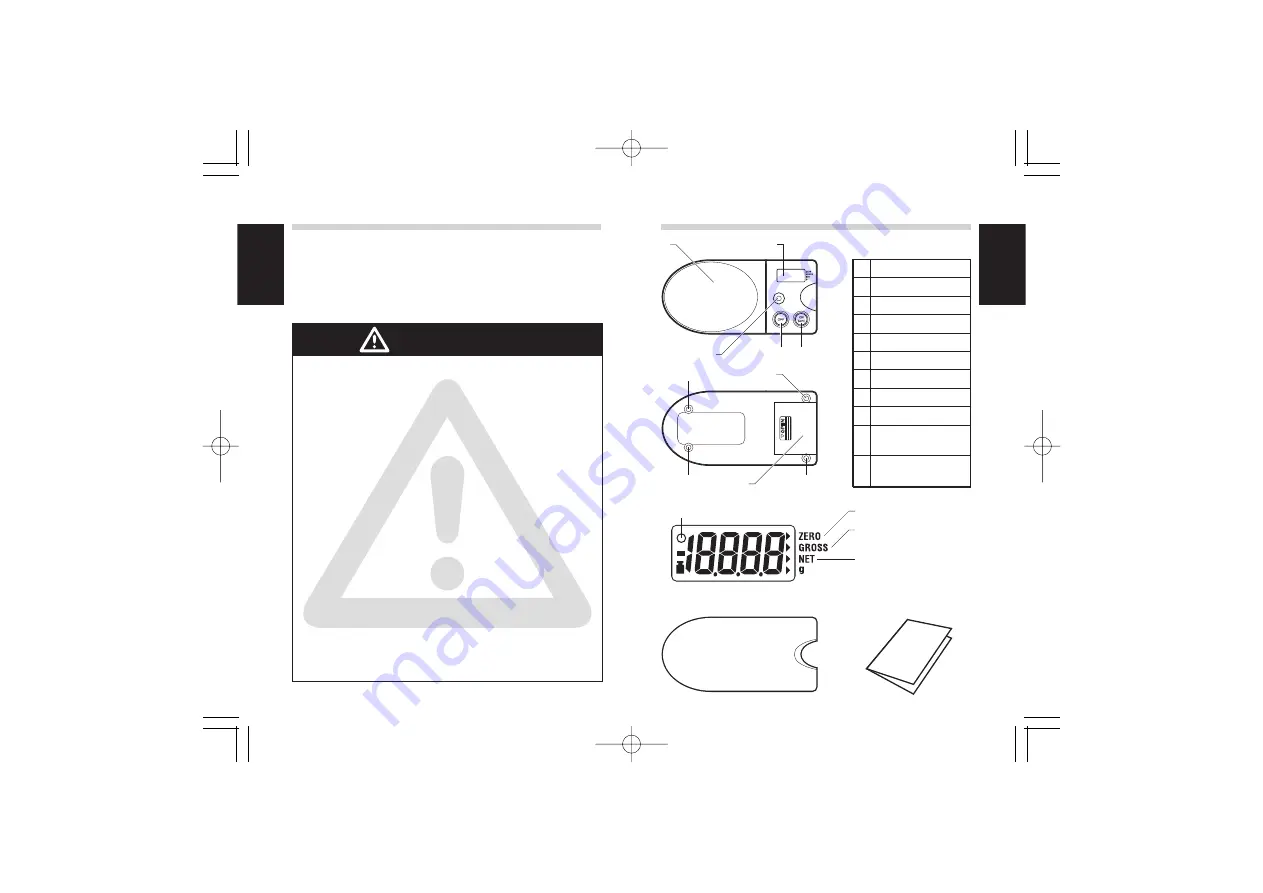 Tanita AP-101 Instruction Manual Download Page 3