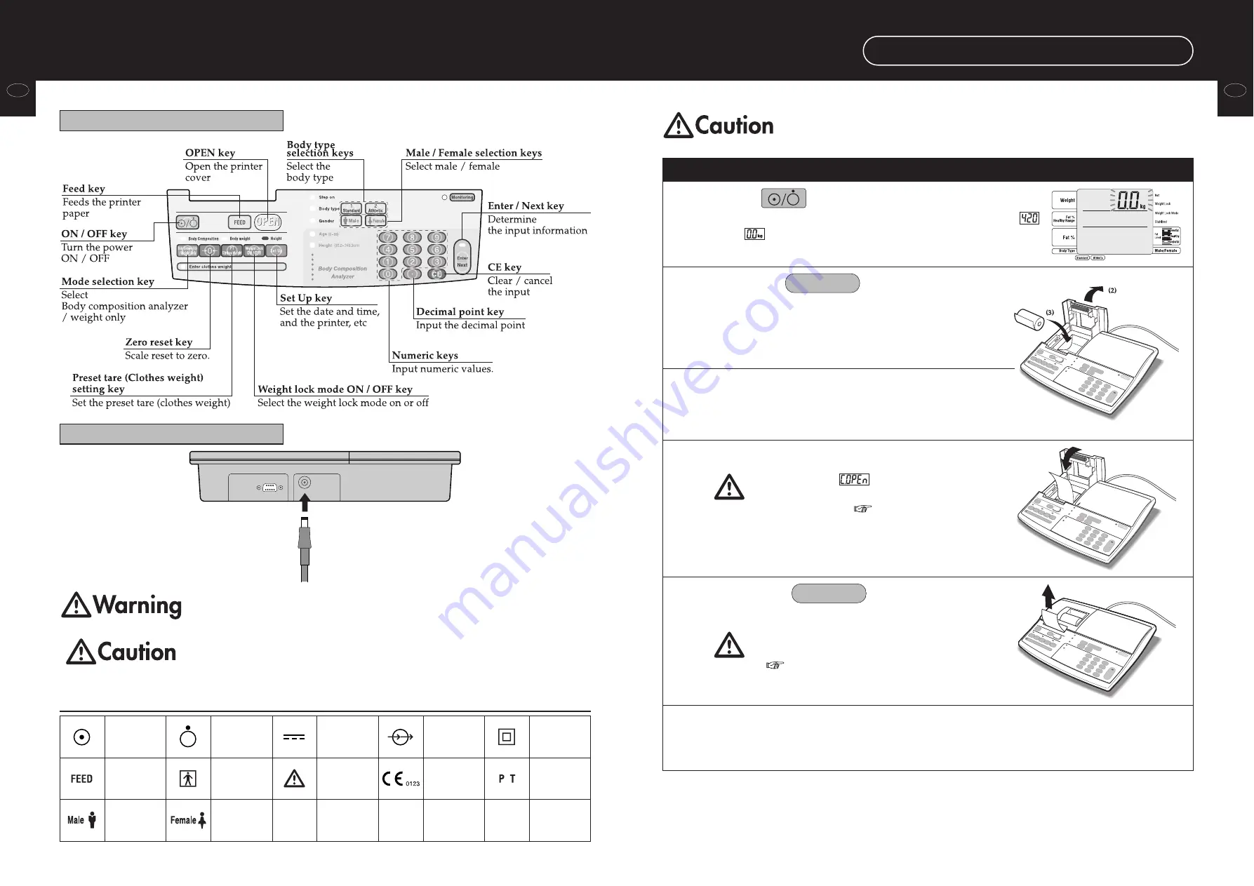 Tanita BC-420MA Скачать руководство пользователя страница 5