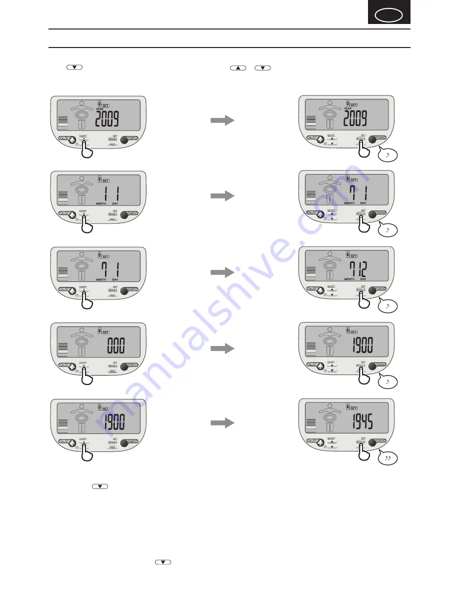 Tanita BC-601F Instruction Manual Download Page 5