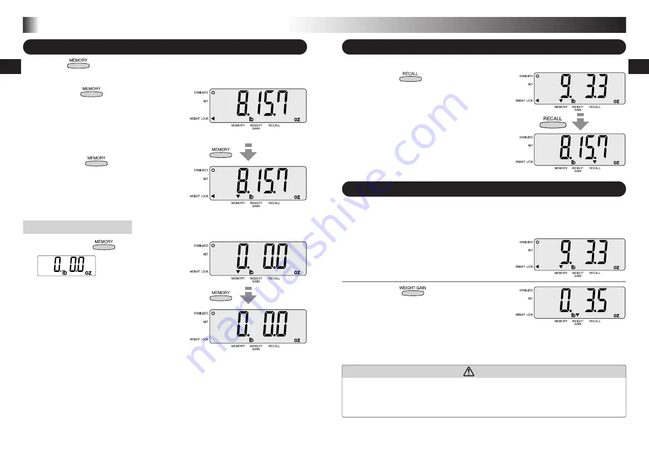 Tanita BD-815U Скачать руководство пользователя страница 10