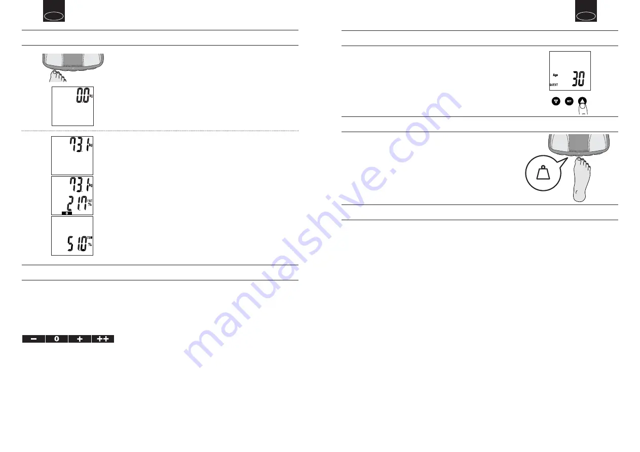 Tanita BF-666 Instruction Manual Download Page 10