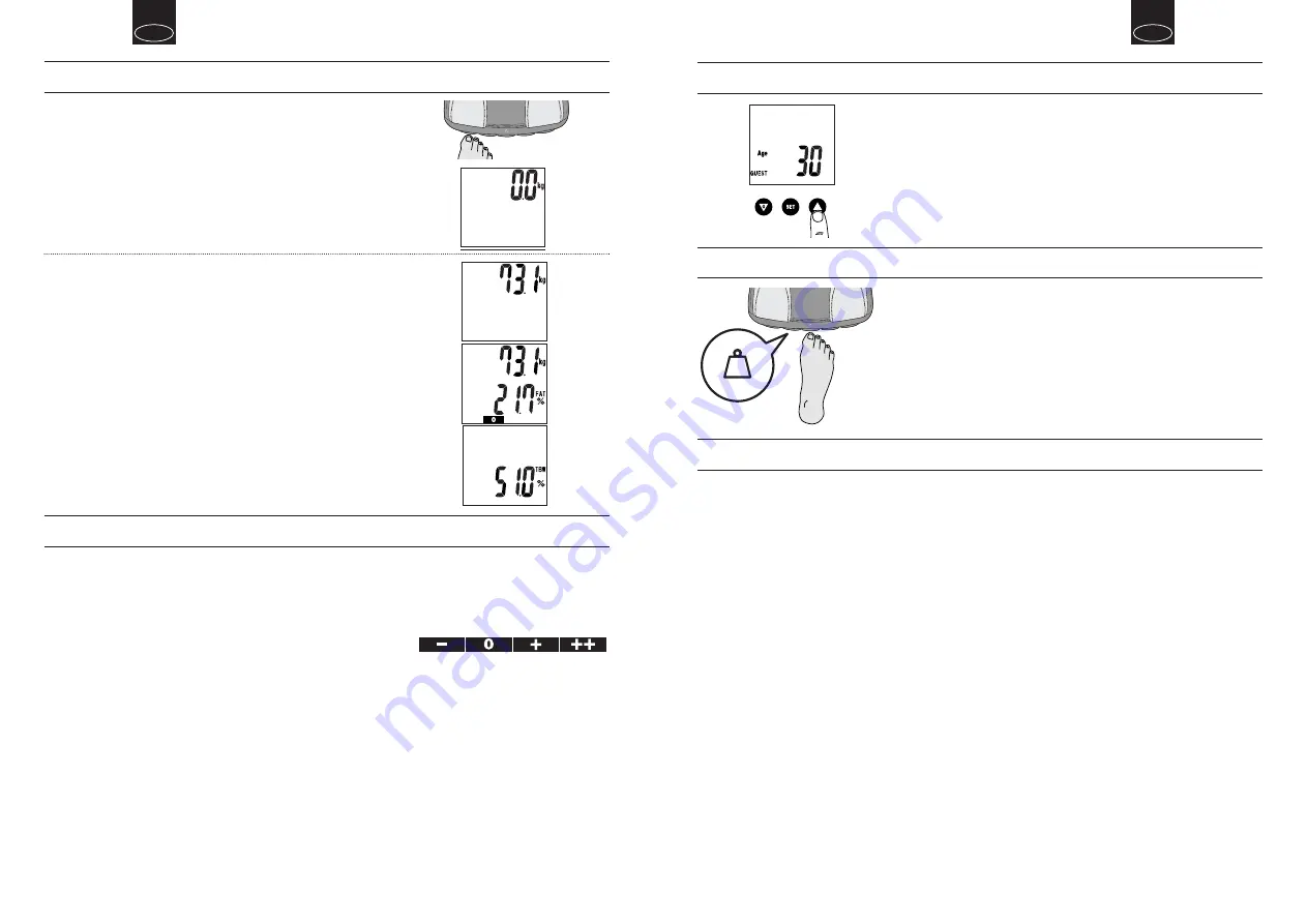 Tanita BF-666 Instruction Manual Download Page 14