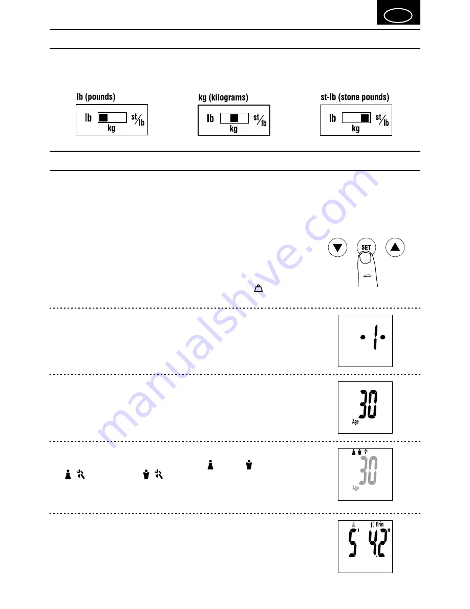 Tanita BF-684W Instruction Manual Download Page 5