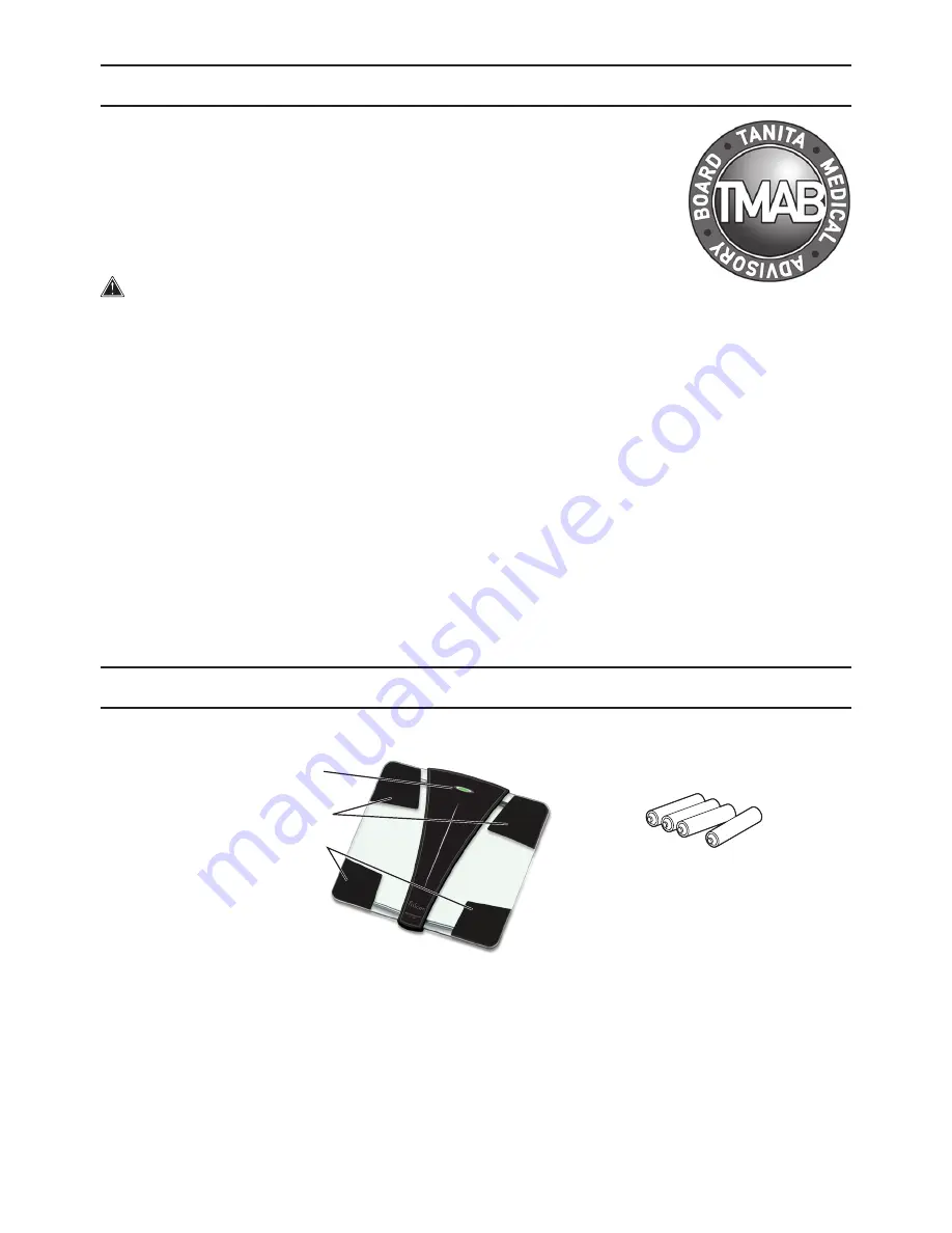 Tanita FitScan BC-1100F Instruction Manual Download Page 2