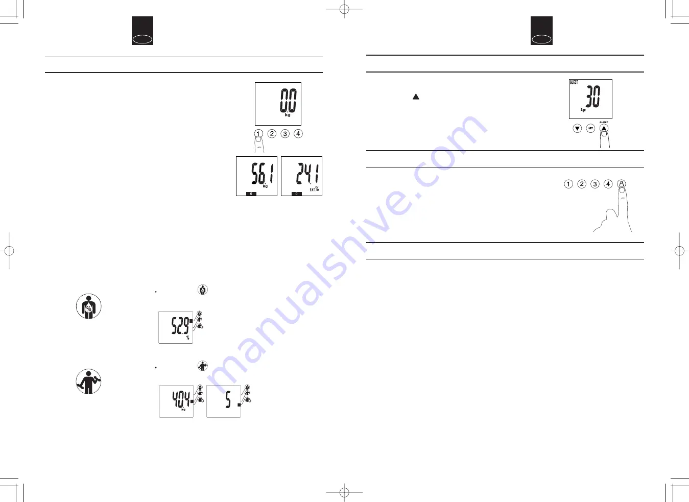 Tanita Inner Scan Body Composition Monitor BC-536 Instruction Manual Download Page 14