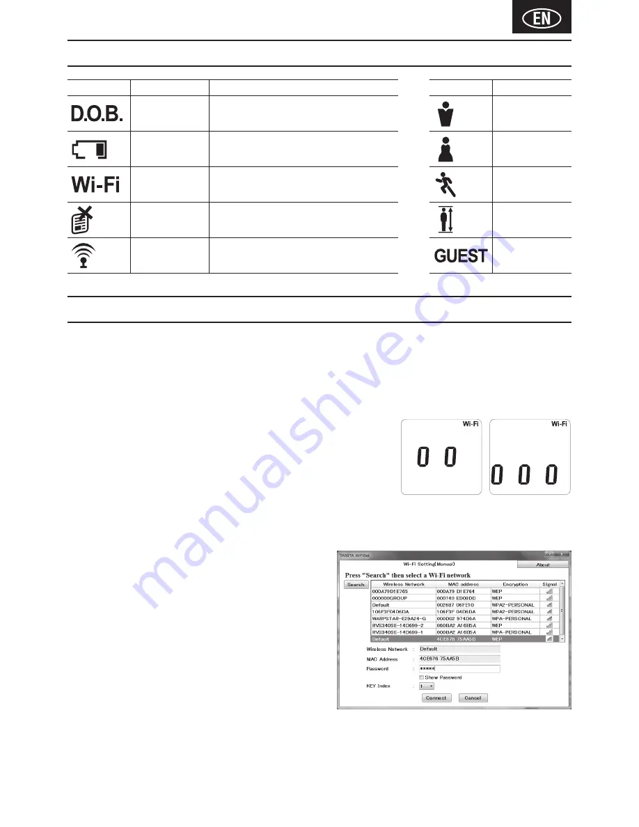 Tanita InnerScan BC-506 Instruction Manual Download Page 9