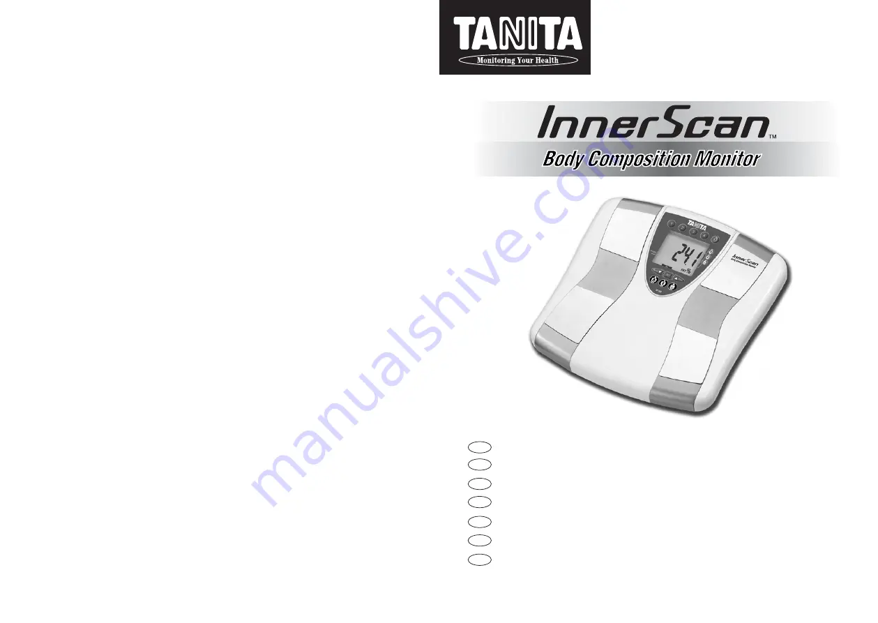 Tanita InnerScan BC-550 User Manual Download Page 1