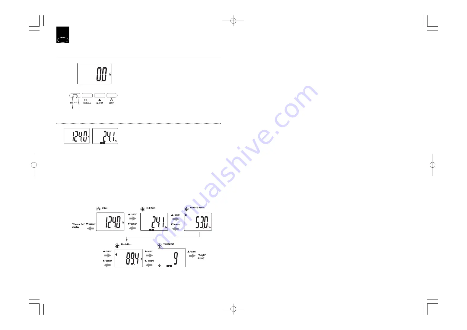 Tanita InnerScan UM-075 Manual Download Page 6