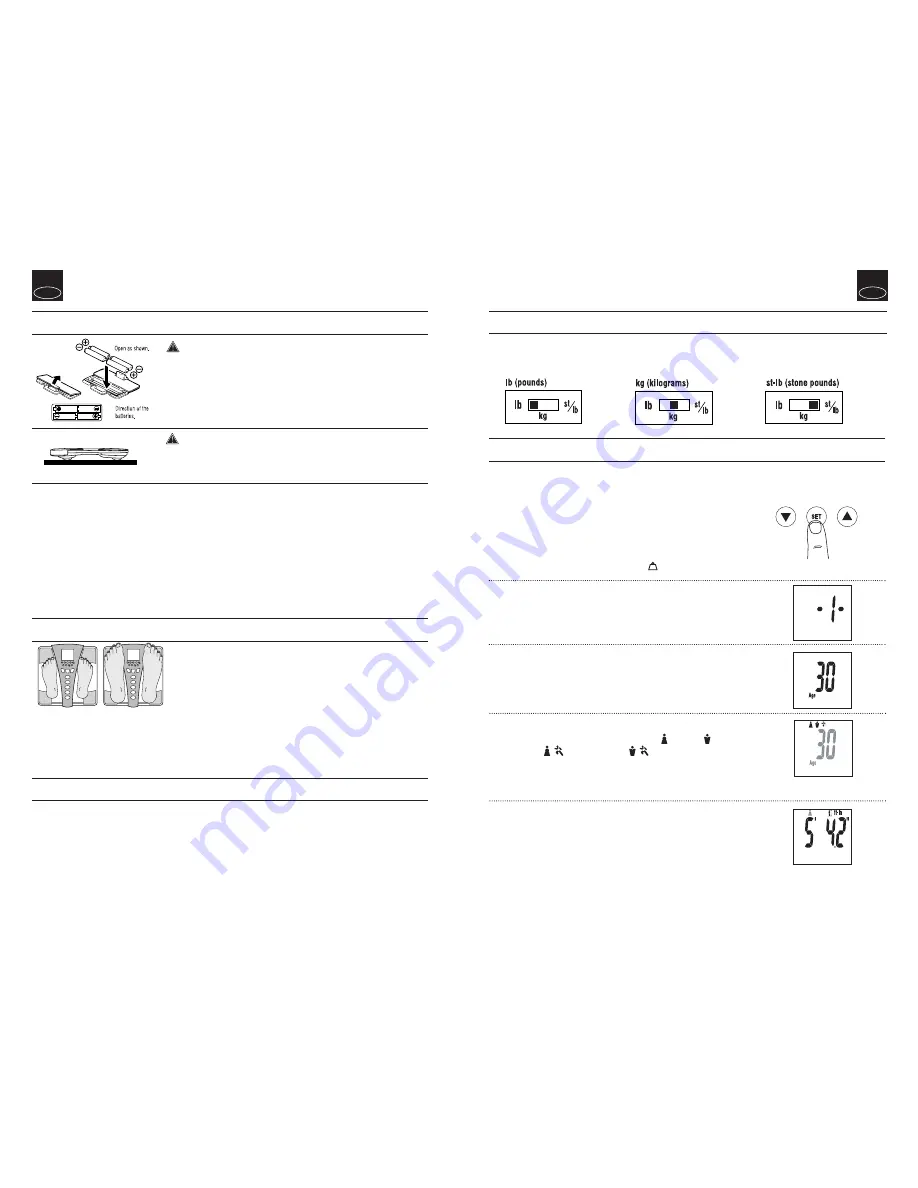 Tanita Ironman Innerscan BC-549 Instruction Manual Download Page 3