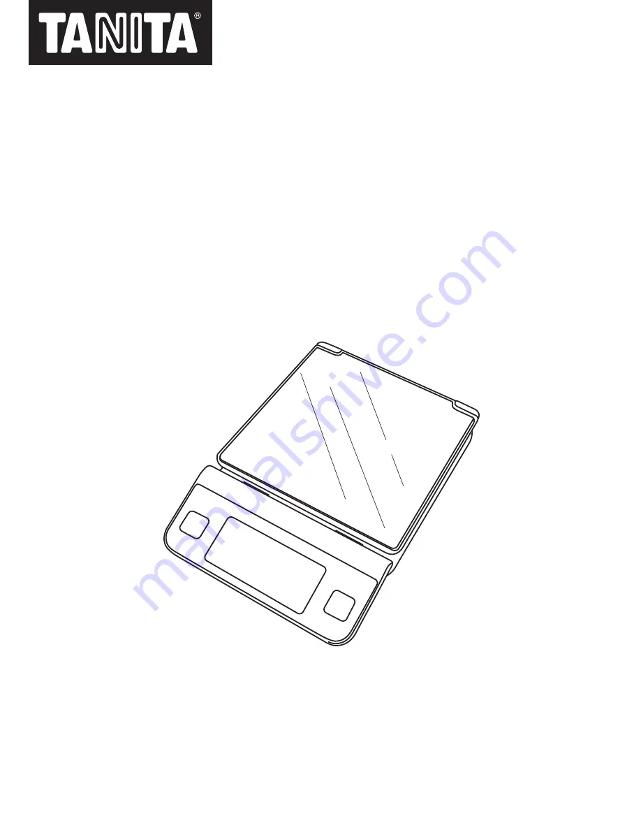 Tanita KD-191F Скачать руководство пользователя страница 1