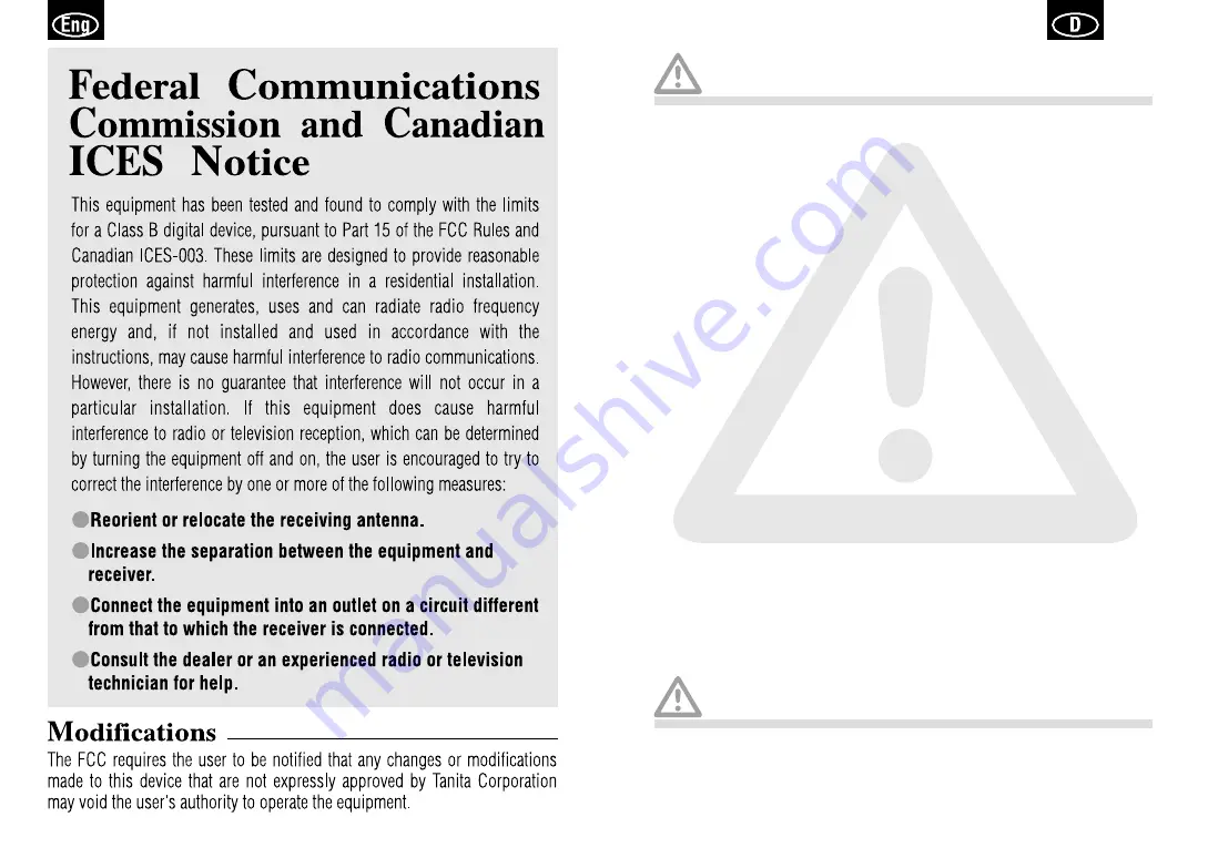 Tanita KP-601 Instruction Manual Download Page 7