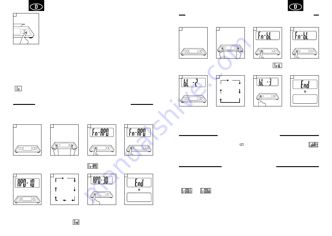 Tanita KP-601 Instruction Manual Download Page 10