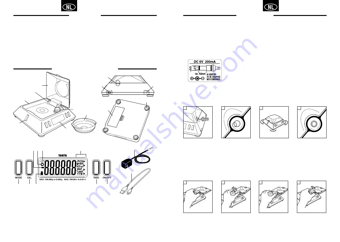 Tanita KP-601 Instruction Manual Download Page 17