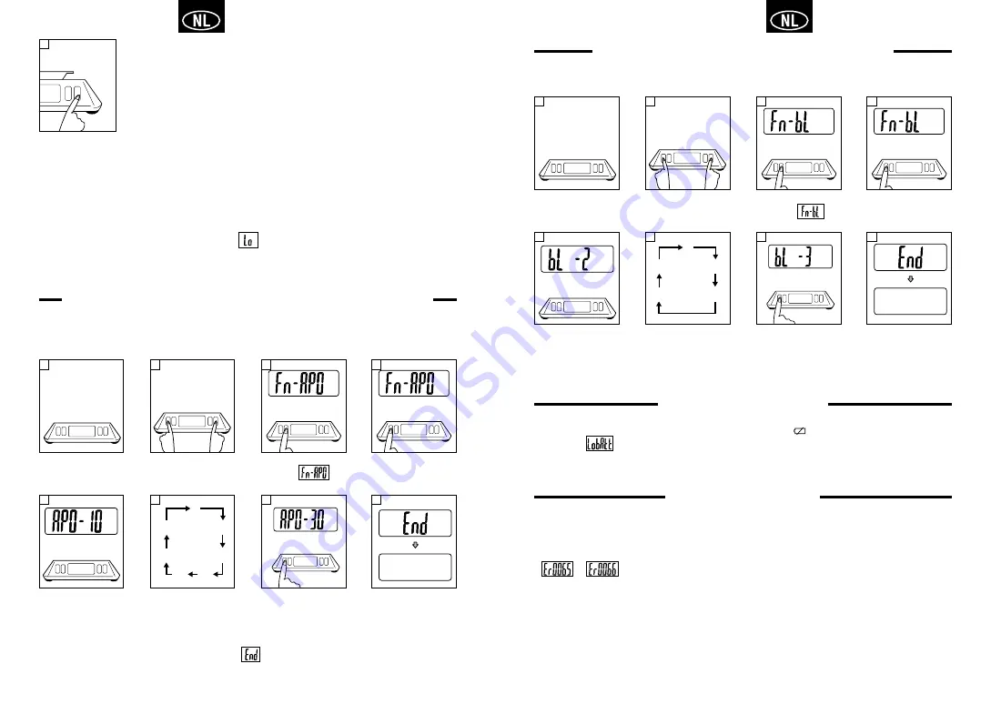 Tanita KP-601 Instruction Manual Download Page 19