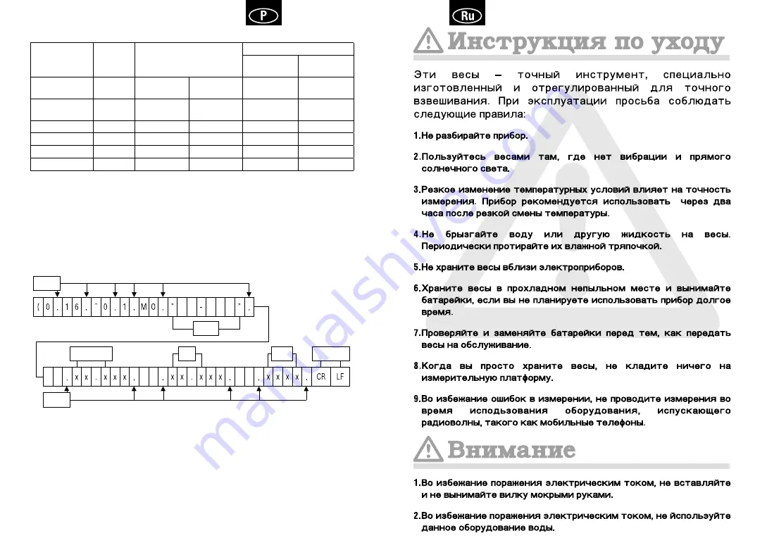 Tanita KP-601 Instruction Manual Download Page 34