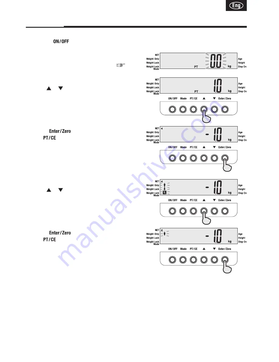 Tanita SC-240 Instruction Manual Download Page 11