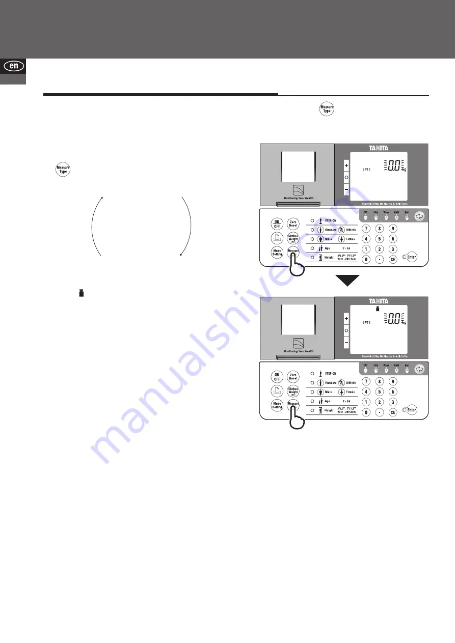 Tanita TBF-300WA plus Instruction Manual Download Page 16